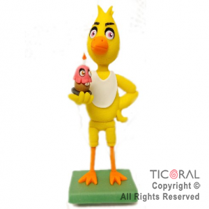 ADORNO CHICA CHICKEN PORCELANA FRIA x 1